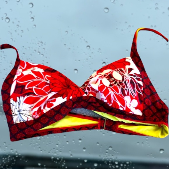 Athleta Bikini Top Quick Drying Padded UPF EUC 40B - Picture 2 of 3